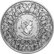 Canada 500 Dollars 35th Anniversary of the Silver Maple Leaf 2023 SB 1952 2022 ELIZABETH II D G REGINA 500 DOLLARS. coin obverse Canada 500 Dollars 35th Anniversary of the Silver Maple Leaf 2023 SB 1952 2022 ELIZABETH II D G REGINA 500 DOLLARS. coin obverse