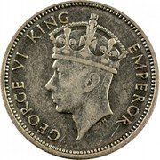 Fiji Sixpence George VI. Sea Turtle 1937 KM# 8 GEORGE VI KING EMPEROR coin obverse Fiji Sixpence George VI. Sea Turtle 1937 KM# 8 GEORGE VI KING EMPEROR coin obverse