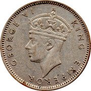 Fiji Sixpence George VI. Sea Turtle 1941 KM# 11 GEORGE VI KING EMPEROR coin obverse Fiji Sixpence George VI. Sea Turtle 1941 KM# 11 GEORGE VI KING EMPEROR coin obverse