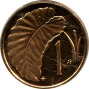 Cook Islands Cent 250th Anniversary of James Cook 1978 FM (M) KM# 1a 1 JB FM coin reverse Cook Islands Cent 250th Anniversary of James Cook 1978 FM (M) KM# 1a 1 JB FM coin reverse