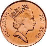 Fiji Cent Tanoa 2006 (o) KM# 49b ELIZABETH II FIJI 2006 RDM coin obverse Fiji Cent Tanoa 2006 (o) KM# 49b ELIZABETH II FIJI 2006 RDM coin obverse