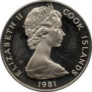 Cook Islands Dollar Wedding of Prince Charles and Lady Diana 1981 FM (M) KM# 7b ELIZABETH II COOK ISLANDS 1981 coin obverse Cook Islands Dollar Wedding of Prince Charles and Lady Diana 1981 FM (M) KM# 7b ELIZABETH II COOK ISLANDS 1981 coin obverse