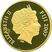 Fiji 1 Dollar 25th Anniversary of Mexican Libertad Coinage 2007 Proof KM# 234 ELIZABETH II FIJI 2007 IRB coin obverse Fiji 1 Dollar 25th Anniversary of Mexican Libertad Coinage 2007 Proof KM# 234 ELIZABETH II FIJI 2007 IRB coin obverse
