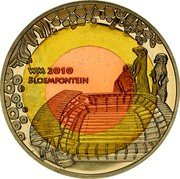 Fiji 1 Dollar FIFA World Cup. South Africa 2010 KM# 162 WM 2010 BLOEMFONTEIN coin reverse Fiji 1 Dollar FIFA World Cup. South Africa 2010 KM# 162 WM 2010 BLOEMFONTEIN coin reverse