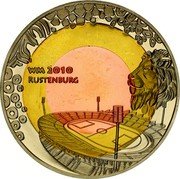 Fiji 1 Dollar FIFA World Cup. South Africa 2010 KM# 158 WM 2010 RUSTENBERG coin reverse Fiji 1 Dollar FIFA World Cup. South Africa 2010 KM# 158 WM 2010 RUSTENBERG coin reverse