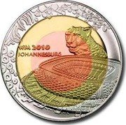 Fiji 1 Dollar FIFA World Cup. South Africa 2010 KM# 157 WM 2010 JOHANNESBURG coin reverse Fiji 1 Dollar FIFA World Cup. South Africa 2010 KM# 157 WM 2010 JOHANNESBURG coin reverse