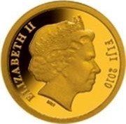 Fiji Dollar Johann Philipp Reis 2010 Proof KM# 238 ELIZABETH II FIJI 2010 IRB coin obverse Fiji Dollar Johann Philipp Reis 2010 Proof KM# 238 ELIZABETH II FIJI 2010 IRB coin obverse
