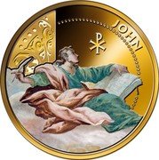 Fiji Dollar John 2012 Prooflike KM# 401 JOHN coin reverse Fiji Dollar John 2012 Prooflike KM# 401 JOHN coin reverse