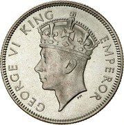 Fiji Florin George VI 1937 KM# 10 GEORGE VI KING EMPEROR coin obverse Fiji Florin George VI 1937 KM# 10 GEORGE VI KING EMPEROR coin obverse