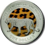 Fiji One Dollar Leopard 2009 KM# 142 GREAT ANIMALS OF THE WORLD LEOPARD БАРС LEOPARDO LUIPAARD ONE DOLLAR coin reverse Fiji One Dollar Leopard 2009 KM# 142 GREAT ANIMALS OF THE WORLD LEOPARD БАРС LEOPARDO LUIPAARD ONE DOLLAR coin reverse