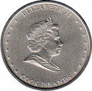 Cook Islands 10 Cents Elizabeth II 4th portrait 2010 KM# 759 ELIZABETH II COOK ISLANDS coin obverse Cook Islands 10 Cents Elizabeth II 4th portrait 2010 KM# 759 ELIZABETH II COOK ISLANDS coin obverse