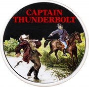 Cook Islands Two Dollars Captain Thunderbolt 2003 Proof KM# 1126 CAPTAIN THUNDERBOLT coin reverse Cook Islands Two Dollars Captain Thunderbolt 2003 Proof KM# 1126 CAPTAIN THUNDERBOLT coin reverse