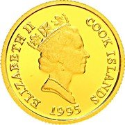 Cook Islands 20 Dollars American politician George Washington 1995 KM# 237 ELIZABETH II COOK ISLANDS RDM 1995 coin obverse Cook Islands 20 Dollars American politician George Washington 1995 KM# 237 ELIZABETH II COOK ISLANDS RDM 1995 coin obverse