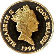 Cook Islands 20 Dollars Friedrich von Schiller 1996 Proof KM# 847 ELIZABETH II COOK ISLANDS RDM 1996 coin obverse Cook Islands 20 Dollars Friedrich von Schiller 1996 Proof KM# 847 ELIZABETH II COOK ISLANDS RDM 1996 coin obverse