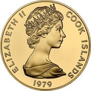 Cook Islands 200 Dollars The legacy of Captain James Cook 1979 FM (U) KM# 26 ELIZABETH II COOK ISLANDS 1979 coin obverse Cook Islands 200 Dollars The legacy of Captain James Cook 1979 FM (U) KM# 26 ELIZABETH II COOK ISLANDS 1979 coin obverse