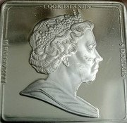 Cook Islands 5 Dollars Pope Benedict XVI 2006 Proof KM# 562 ELIZABETH II COOK ISLANDS 5 DOLLARS coin obverse Cook Islands 5 Dollars Pope Benedict XVI 2006 Proof KM# 562 ELIZABETH II COOK ISLANDS 5 DOLLARS coin obverse