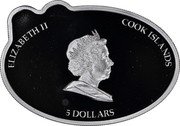 Cook Islands 5 Dollars Papal Visit to Bavaria 2006 Proof KM# 561 ELIZABETH II COOK ISLANDS 5 DOLLARS coin obverse Cook Islands 5 Dollars Papal Visit to Bavaria 2006 Proof KM# 561 ELIZABETH II COOK ISLANDS 5 DOLLARS coin obverse