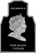 Cook Islands 5 Dollars Valencia Cathedral 2006 Proof KM# 478 COOK ISLANDS 5 DOLLARS ELIZABETH II coin obverse Cook Islands 5 Dollars Valencia Cathedral 2006 Proof KM# 478 COOK ISLANDS 5 DOLLARS ELIZABETH II coin obverse
