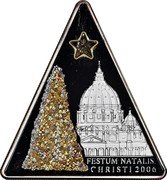 Cook Islands 5 Dollars Christmas in St. Peter's Square 2006 Proof KM# 563 FESTUM NATALIS CHRISTI 2006 coin reverse Cook Islands 5 Dollars Christmas in St. Peter's Square 2006 Proof KM# 563 FESTUM NATALIS CHRISTI 2006 coin reverse