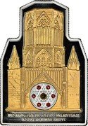 Cook Islands 5 Dollars Valencia Cathedral 2006 Proof KM# 478 BENEDICTUS PP XVI IN VALENTIAM ANNO DOMINI MMVI coin reverse Cook Islands 5 Dollars Valencia Cathedral 2006 Proof KM# 478 BENEDICTUS PP XVI IN VALENTIAM ANNO DOMINI MMVI coin reverse