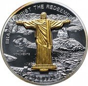 Cook Islands 10 Dollars Elizabeth II Christ the Redeemer 2007 Proof KM# 583 BRAZIL CHRIST THE REDEEMER WORLD MONUMENTS 10 DOLLARS coin reverse Cook Islands 10 Dollars Elizabeth II Christ the Redeemer 2007 Proof KM# 583 BRAZIL CHRIST THE REDEEMER WORLD MONUMENTS 10 DOLLARS coin reverse