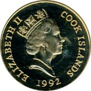 Cook Islands 50 Dollars Ferdinand and Isabella 1992 Proof KM# 249 ELIZABETH II COOK ISLANDS 1992 RDM coin obverse Cook Islands 50 Dollars Ferdinand and Isabella 1992 Proof KM# 249 ELIZABETH II COOK ISLANDS 1992 RDM coin obverse