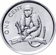 Cook Islands Cent Monkey 2003 KM# 423 ONE CENT coin reverse Cook Islands Cent Monkey 2003 KM# 423 ONE CENT coin reverse