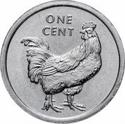 Cook Islands One Cent Rooster 2003 KM# 422 ONE CENT coin reverse Cook Islands One Cent Rooster 2003 KM# 422 ONE CENT coin reverse