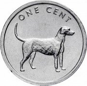 Cook Islands One Cent Pointer Dog 2003 KM# 421 ONE CENT coin reverse Cook Islands One Cent Pointer Dog 2003 KM# 421 ONE CENT coin reverse