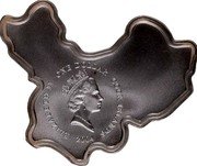 Cook Islands One Dollar Deng Xiaoping. 100th Birth Anniversary 2004 KM# 438 ELIZABETH II ONE DOLLAR COOK ISLANDS RDM 2004 coin obverse