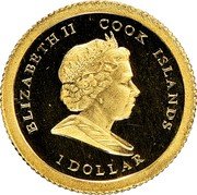 Cook Islands Dollar King Henry VIII 2008 Proof KM# 1209 ELIZABETH II COOK ISLANDS 1 DOLLAR coin obverse Cook Islands Dollar King Henry VIII 2008 Proof KM# 1209 ELIZABETH II COOK ISLANDS 1 DOLLAR coin obverse