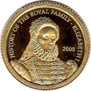 Cook Islands Dollar Queen Elizabeth I 2008 Proof KM# 1210 HISTORY OF THE ROYAL FAMILY ELIZABETH I 2008 coin reverse Cook Islands Dollar Queen Elizabeth I 2008 Proof KM# 1210 HISTORY OF THE ROYAL FAMILY ELIZABETH I 2008 coin reverse