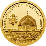 Cook Islands Dollar Pope in the Holy Land 2009 Proof KM# 706 THE POPE IN THE HOLY LAND 2009 coin reverse Cook Islands Dollar Pope in the Holy Land 2009 Proof KM# 706 THE POPE IN THE HOLY LAND 2009 coin reverse