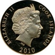 Cook Islands Dollar Elizabeth II Cathedral of Cologne 2010 KM# 1573 ELIZABETH II COOK ISLANDS IRB 2010 coin obverse Cook Islands Dollar Elizabeth II Cathedral of Cologne 2010 KM# 1573 ELIZABETH II COOK ISLANDS IRB 2010 coin obverse