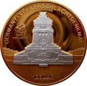 Cook Islands Dollar Elizabeth II Memorial of the Battle of the Peoples 2010 KM# 1574 GERMANY VÖLKERSCHLACHTDENKMAL WORLD MONUMENTS 1 DOLLAR coin reverse Cook Islands Dollar Elizabeth II Memorial of the Battle of the Peoples 2010 KM# 1574 GERMANY VÖLKERSCHLACHTDENKMAL WORLD MONUMENTS 1 DOLLAR coin reverse