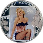 Cook Islands 1 Dollar 85th Anniversary of Marilyn Monroe 2011 Proof KM# 1313 MARILYN MONROE 85 ANNIVERSARY 1926 2011 BERNARD OF HOLLYWOOD coin reverse Cook Islands 1 Dollar 85th Anniversary of Marilyn Monroe 2011 Proof KM# 1313 MARILYN MONROE 85 ANNIVERSARY 1926 2011 BERNARD OF HOLLYWOOD coin reverse