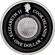 Cook Islands Dollar Capricorn. Goat Mountain ND Proof KM# 434 ELIZABETH II COOK ISLANDS ONE DOLLAR coin obverse Cook Islands Dollar Capricorn. Goat Mountain ND Proof KM# 434 ELIZABETH II COOK ISLANDS ONE DOLLAR coin obverse