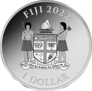 Fiji 1 Dollar (Bald Eagle) FIJI 2022 REREVAKA NA KALOU KA DOKA NA TUI 1 DOLLAR coin obverse Fiji 1 Dollar (Bald Eagle) FIJI 2022 REREVAKA NA KALOU KA DOKA NA TUI 1 DOLLAR coin obverse