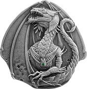 Fiji 1 Dollar (Egyptian Dragon)  coin reverse Fiji 1 Dollar (Egyptian Dragon)  coin reverse