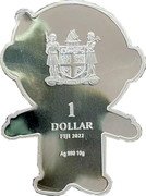 Fiji 1 Dollar (Explore Universe Astronaut. Keychain Version) 1 DOLLAR FIJI 2022 AG 999 10G REREVAKA NA KALOU KA DOKA NA TUI coin obverse Fiji 1 Dollar (Explore Universe Astronaut. Keychain Version) 1 DOLLAR FIJI 2022 AG 999 10G REREVAKA NA KALOU KA DOKA NA TUI coin obverse