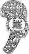 Fiji 1 Dollar (Holiday Candy Cane) FIJI 2021 1 DOLLAR coin obverse Fiji 1 Dollar (Holiday Candy Cane) FIJI 2021 1 DOLLAR coin obverse