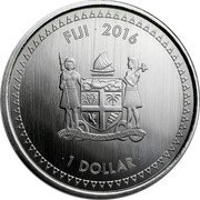 Fiji 1 Dollar Iguana 2016 FIJI 2016 REREVAKA NA KALOU KA DOKA NA TUI 1 DOLLAR coin obverse Fiji 1 Dollar Iguana 2016 FIJI 2016 REREVAKA NA KALOU KA DOKA NA TUI 1 DOLLAR coin obverse