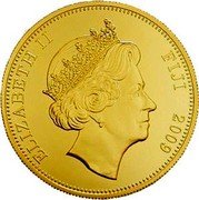 Fiji 1 Dollar Percula Clownfish 2009  KM# 150a ELIZABETH II FIJI 2009 coin obverse