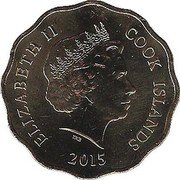 Cook Islands 1 Dollar (Tangaroa. Magnetic) IRB ELIZABETH II COOK ISLANDS 2015 coin obverse