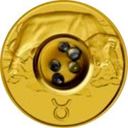 Cook Islands One Dollar Taurus.The Bull 2003 ND, Proof KM# 427b coin reverse Cook Islands One Dollar Taurus.The Bull 2003 ND, Proof KM# 427b coin reverse