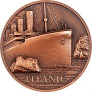 Cook Islands 1 Dollar (Titanic) TITANIC coin reverse Cook Islands 1 Dollar (Titanic) TITANIC coin reverse