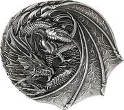Fiji 1 Dollar (Welsh Red Dragon)  coin reverse Fiji 1 Dollar (Welsh Red Dragon)  coin reverse