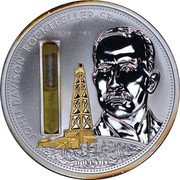 Cook Islands 10 Dollars John Davison Rockefeller Sr. 2008 Proof KM# 635 JOHN DAVIDSON ROCKEFELLER SR. 1839 1937 10 DOLLARS coin reverse Cook Islands 10 Dollars John Davison Rockefeller Sr. 2008 Proof KM# 635 JOHN DAVIDSON ROCKEFELLER SR. 1839 1937 10 DOLLARS coin reverse