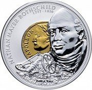 Cook Islands 10 Dollars Nathan M. Rothschild 2008 Proof KM# 633 NATHAN MAYER ROTHSCHILD 1777 1836 10 DOLLARS coin reverse Cook Islands 10 Dollars Nathan M. Rothschild 2008 Proof KM# 633 NATHAN MAYER ROTHSCHILD 1777 1836 10 DOLLARS coin reverse