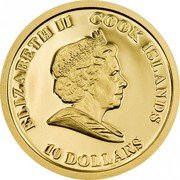 Cook Islands 10 Dollars Polish mathematician Nicolaus Copernicus 2009 Proof KM# 703 ELIZABETH II COOK ISLANDS 10 DOLLARS coin obverse Cook Islands 10 Dollars Polish mathematician Nicolaus Copernicus 2009 Proof KM# 703 ELIZABETH II COOK ISLANDS 10 DOLLARS coin obverse